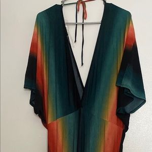 Multi Colored Pantsuit- Size 3X longer than shown in the picture